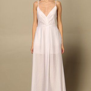 Emporio Armani v-neck long dress